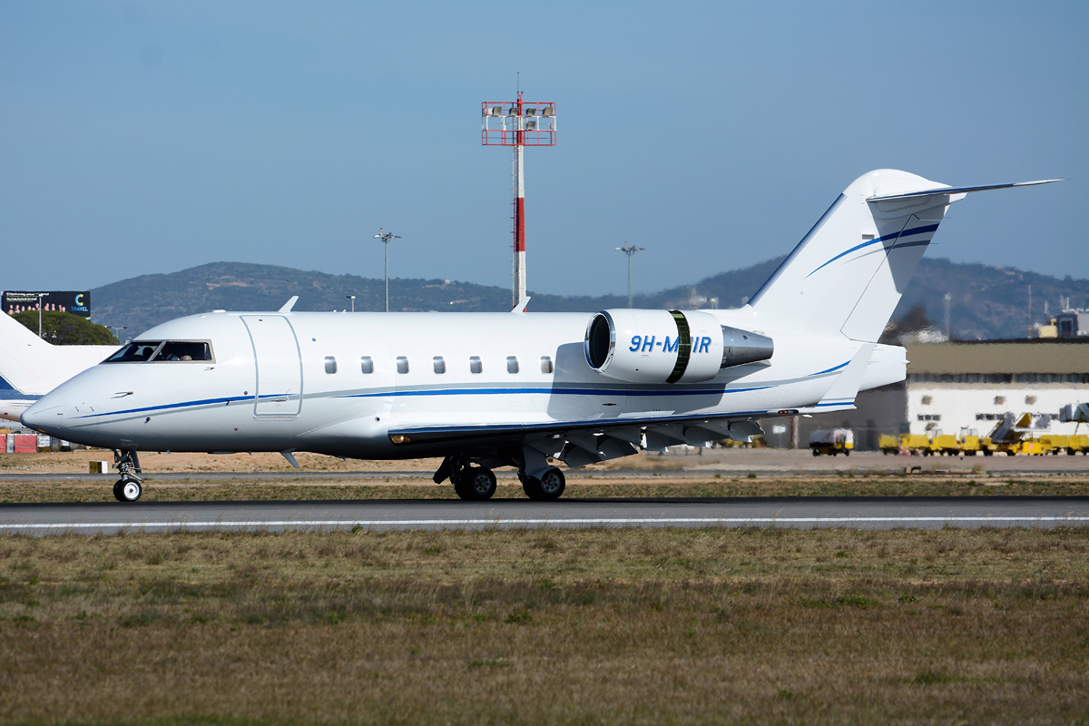 9H-MIR · Bombardier CL-600-2B16 Challenger 604 · (FAO / LPFR)