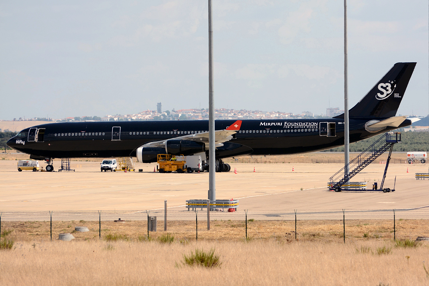 9H-TQM · Airbus A340-313 · (BYJ / LPBJ)