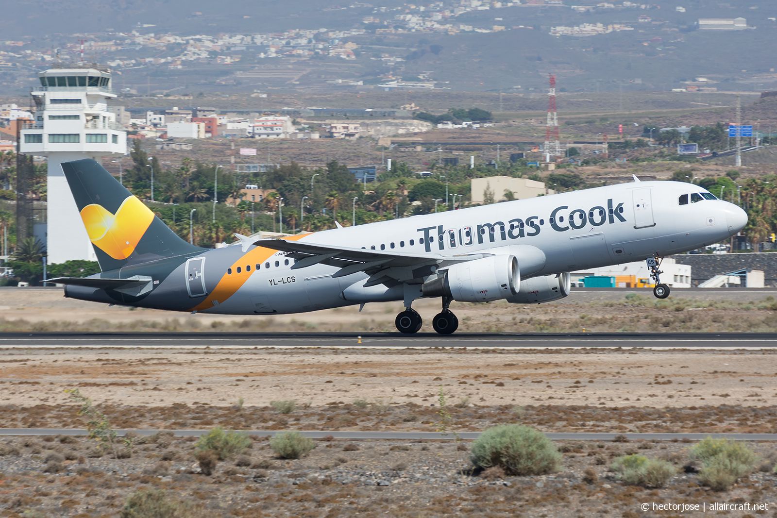 YL-LCS · Airbus A320-214 · (TFS / GCTS)