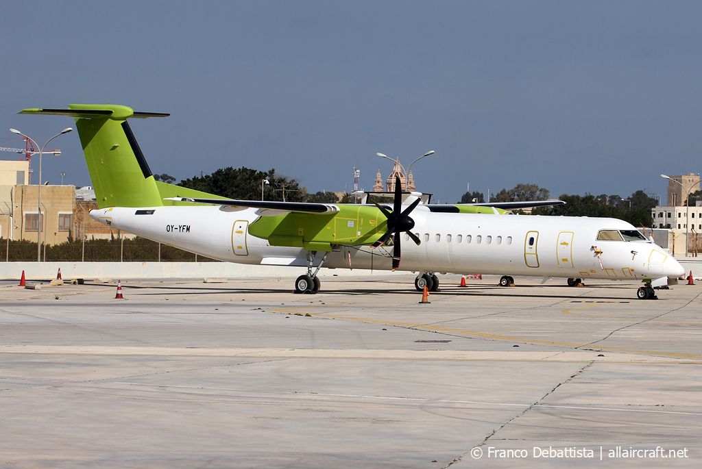 OY-YFM · Bombardier Dash 8-Q402 · (MLA / LMML)