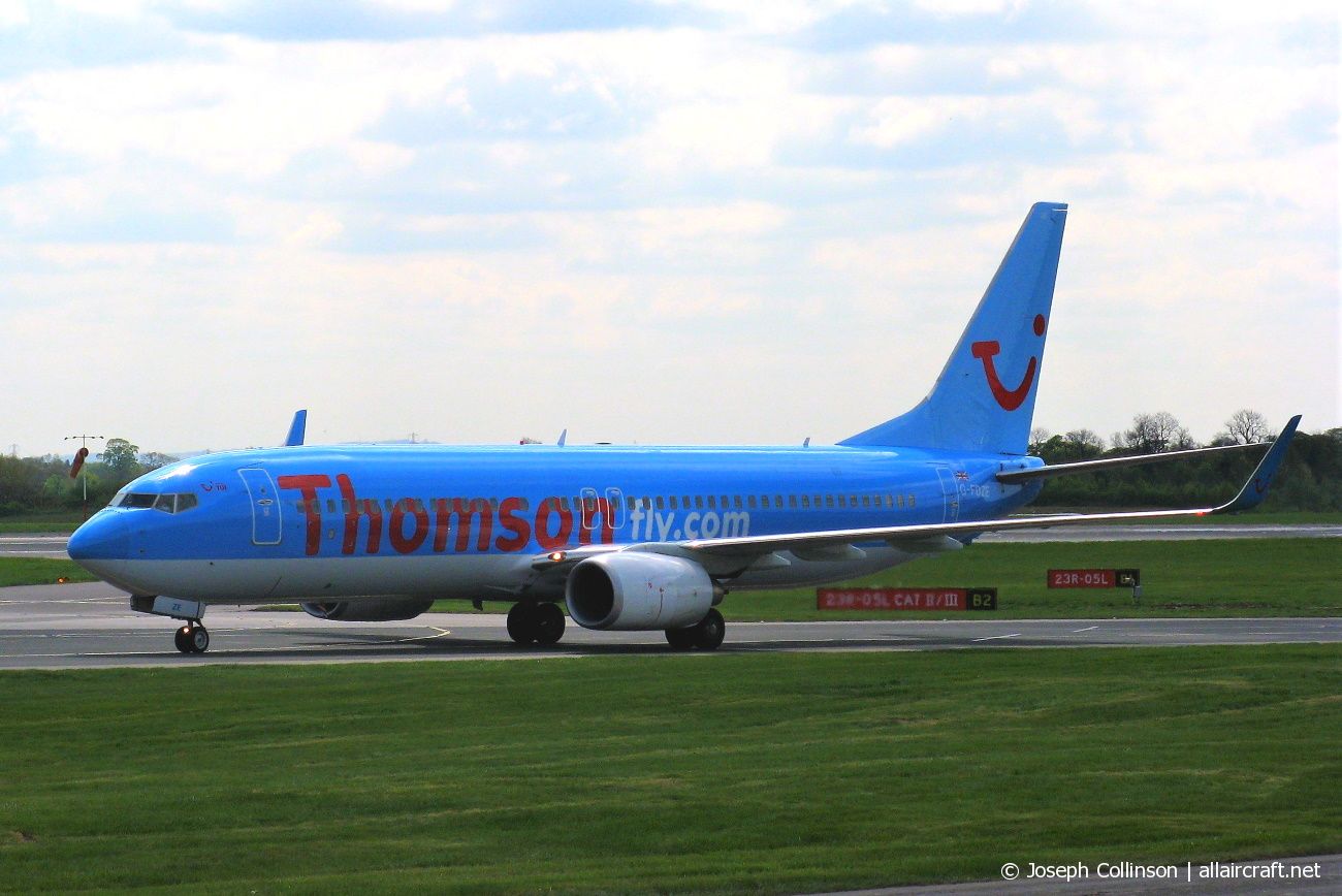 G-FDZE · Boeing 737-8K5(WL) · (MAN / EGCC)