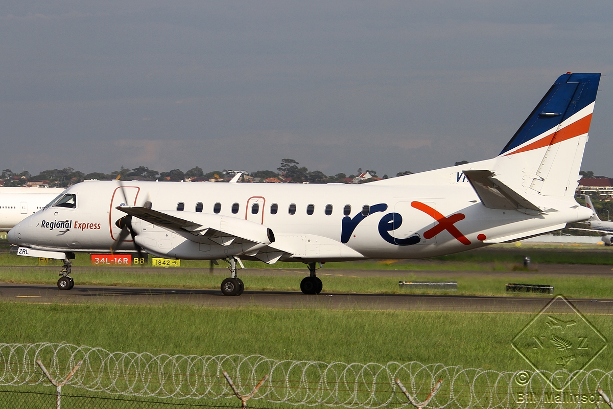 VH-ZRL · Saab 340B · (SYD / YSSY)