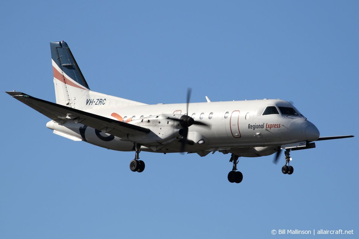 VH-ZRC · Saab 340B · (SYD / YSSY)