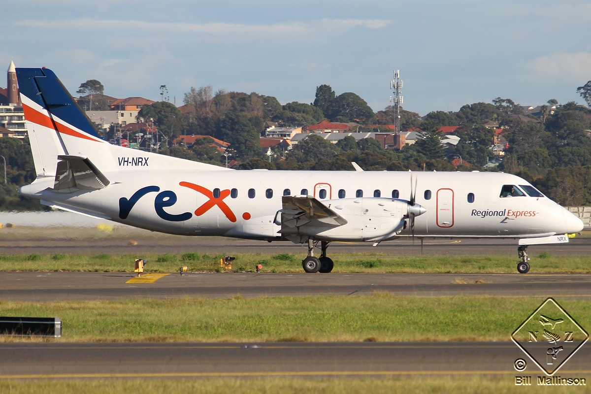 VH-NRX · Saab 340B · (SYD / YSSY)