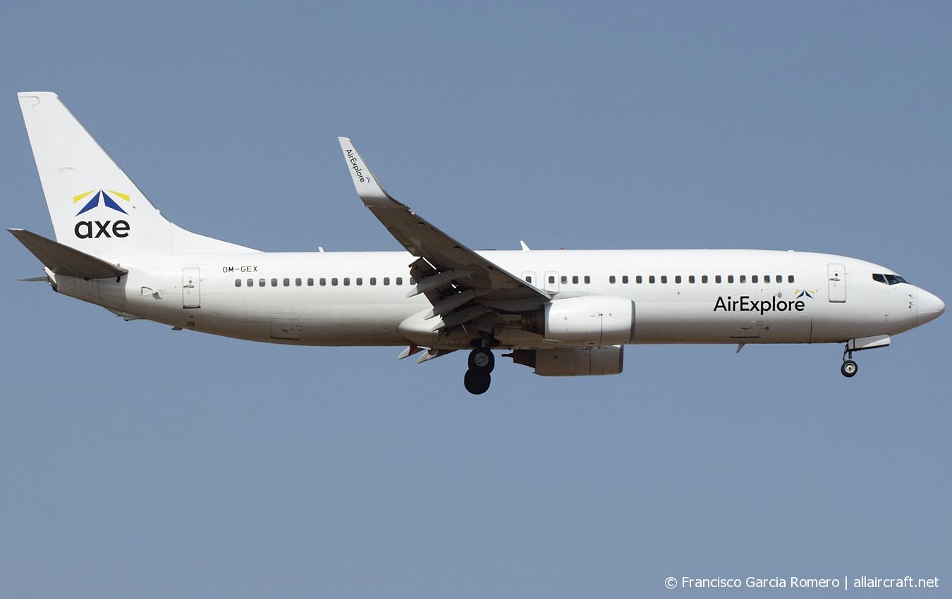 OM-GEX · Boeing 737-8AS(WL) · (LPA / GCLP)