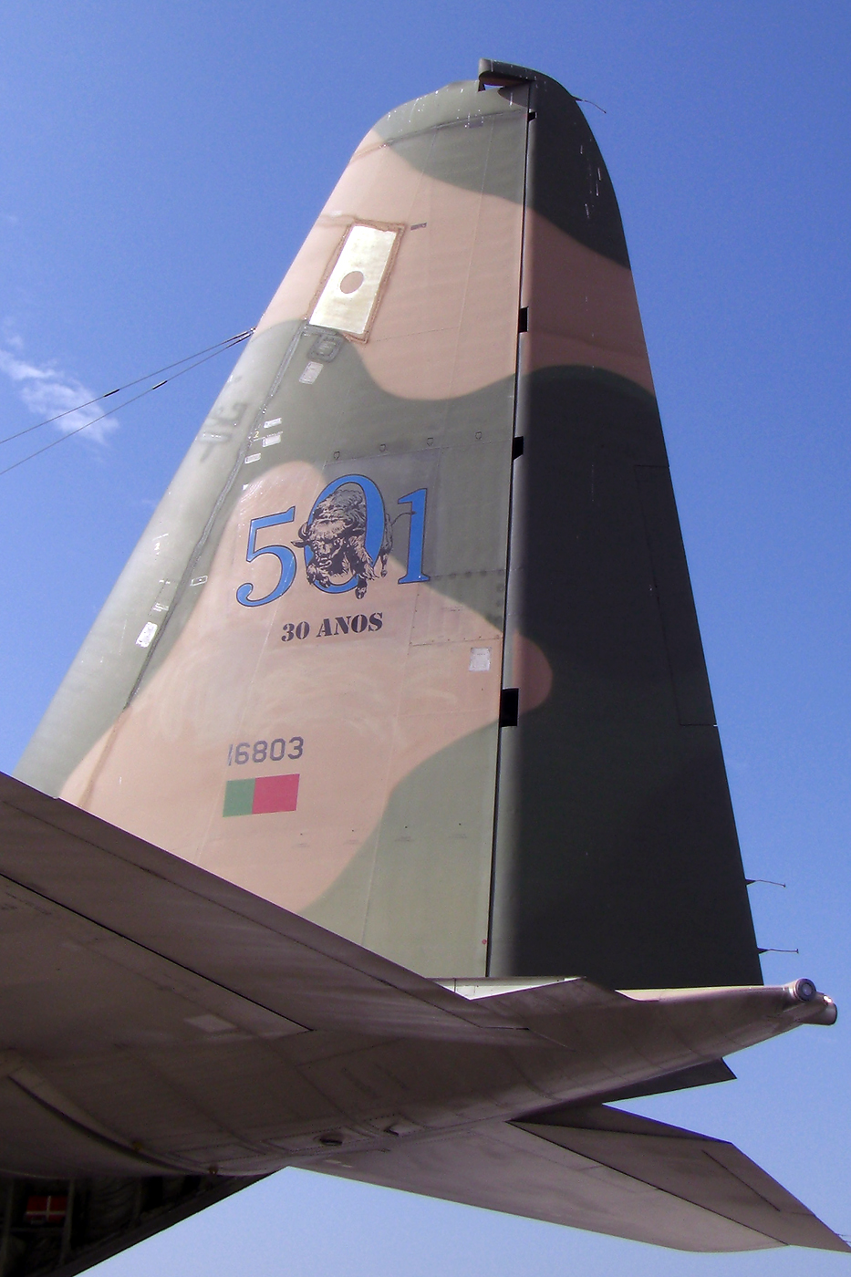 16803 · Lockheed C-130H-30 Hercules · (LPMT)