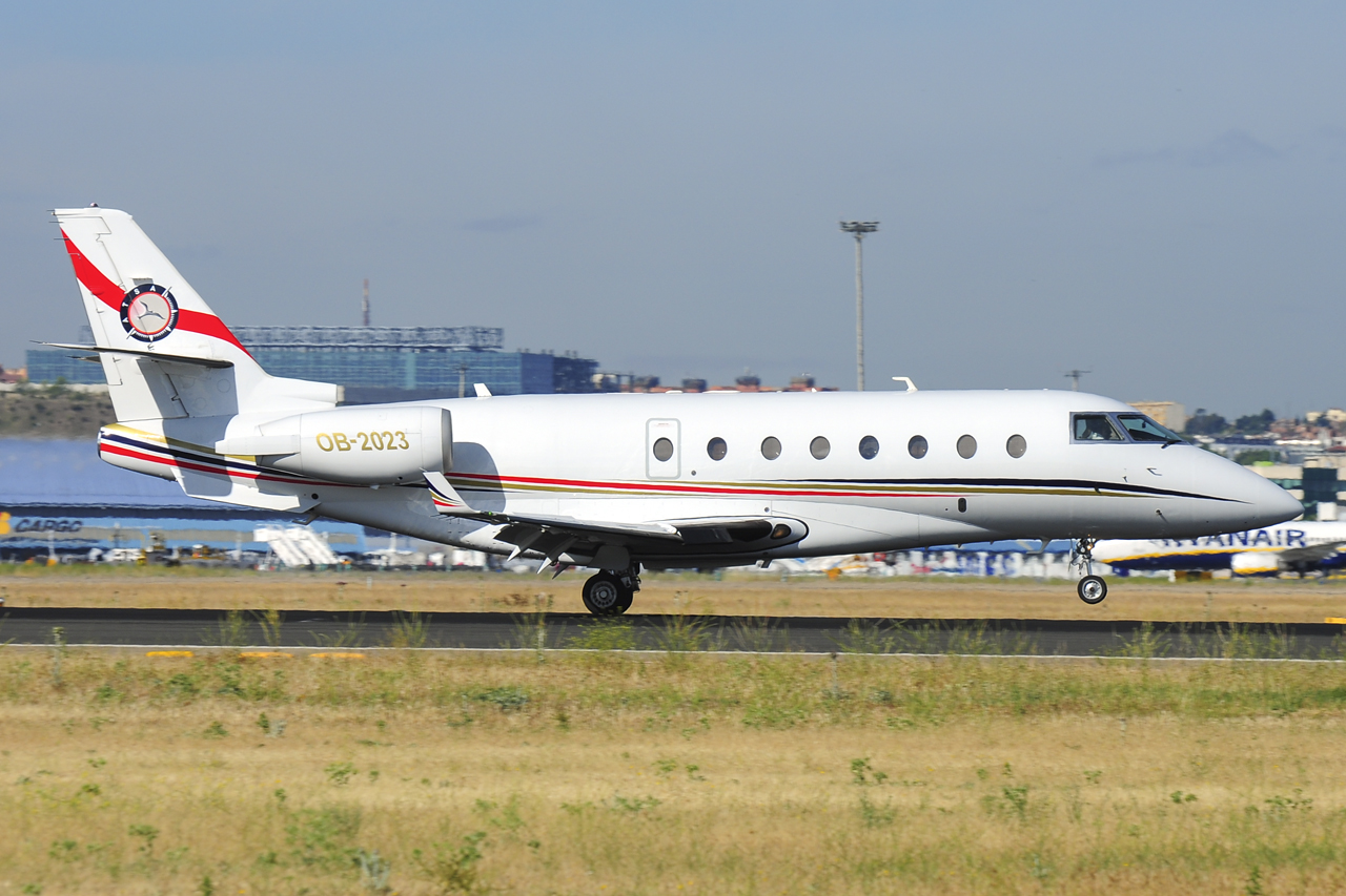 OB-2023 · Israel Aircraft Industries IAI-1126 Galaxy · (MAD / LEMD)
