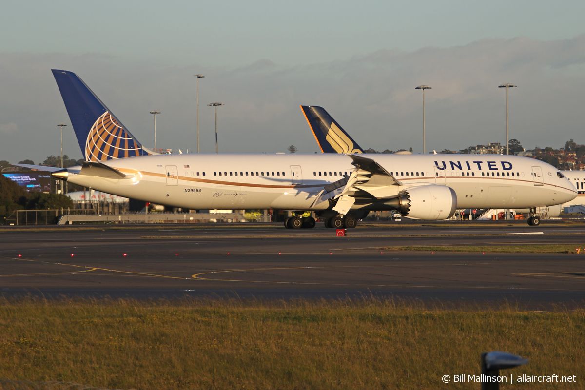 N29968 · Boeing 787-9 Dreamliner · (SYD / YSSY)
