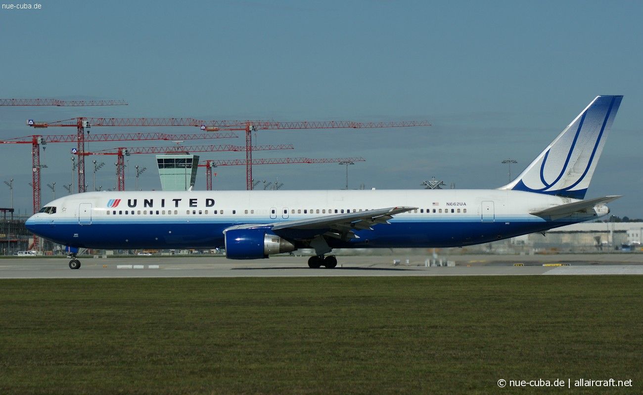 N662UA · Boeing 767-322/ER · (MUC / EDDM)