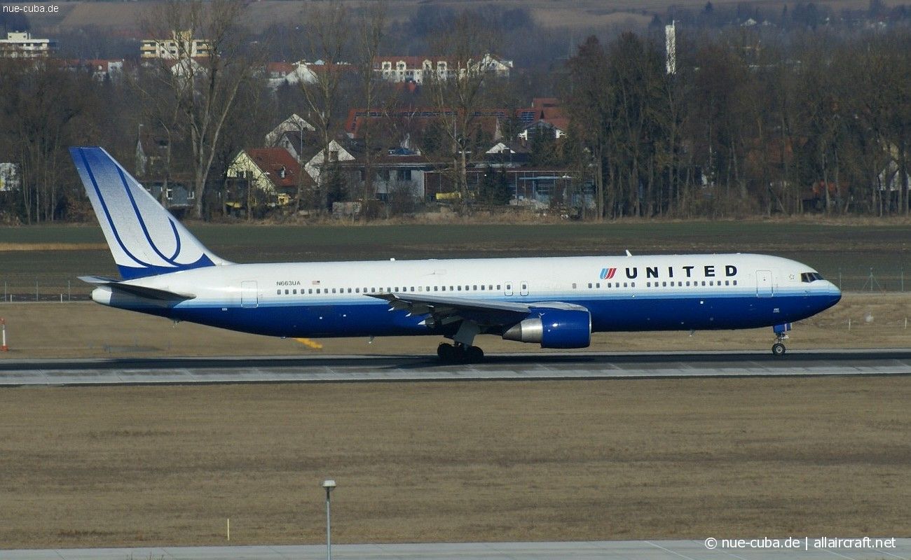 N663UA · Boeing 767-322/ER · (MUC / EDDM)