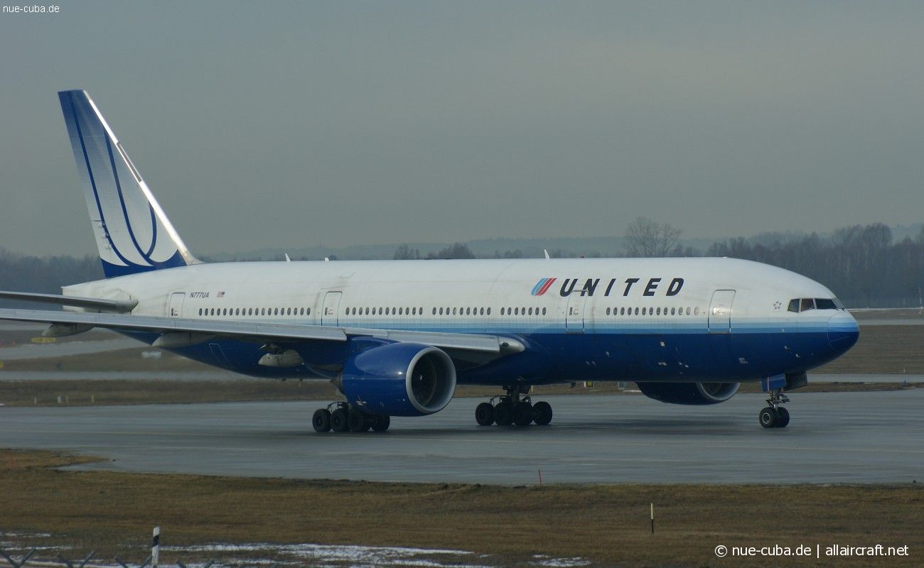 N777UA · Boeing 777-222 · (MUC / EDDM)
