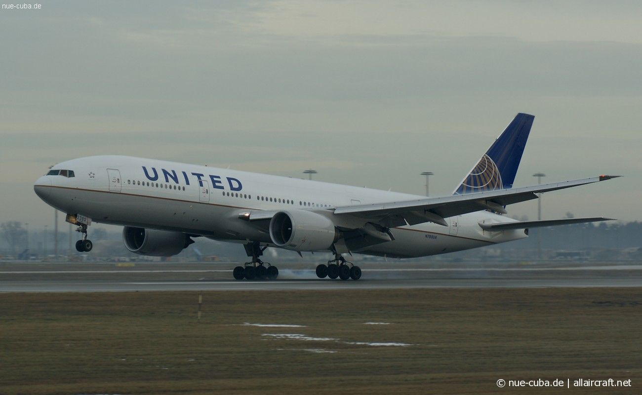 N780UA · Boeing 777-222 · (MUC / EDDM)