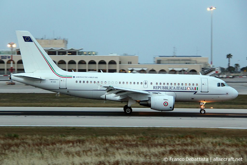 MM62209 · Airbus A319-115(CJ) · (MLA / LMML)