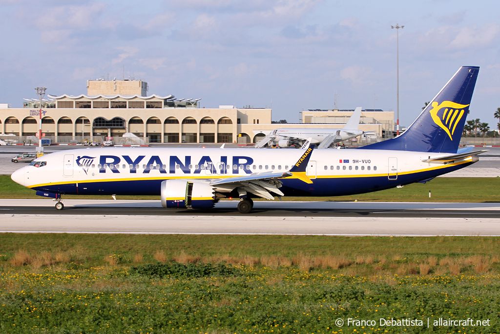 9H-VUO · Boeing 737-8200 MAX · (MLA / LMML)