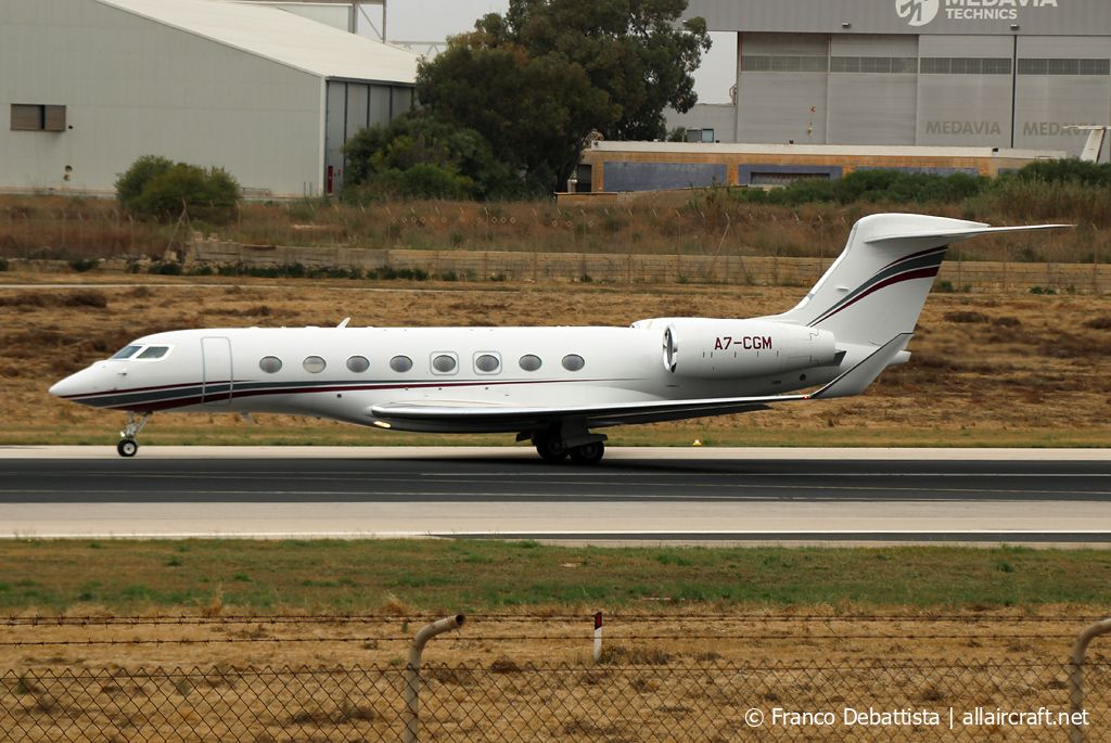 A7-CGM · Gulfstream Aerospace G650ER · (MLA / LMML)