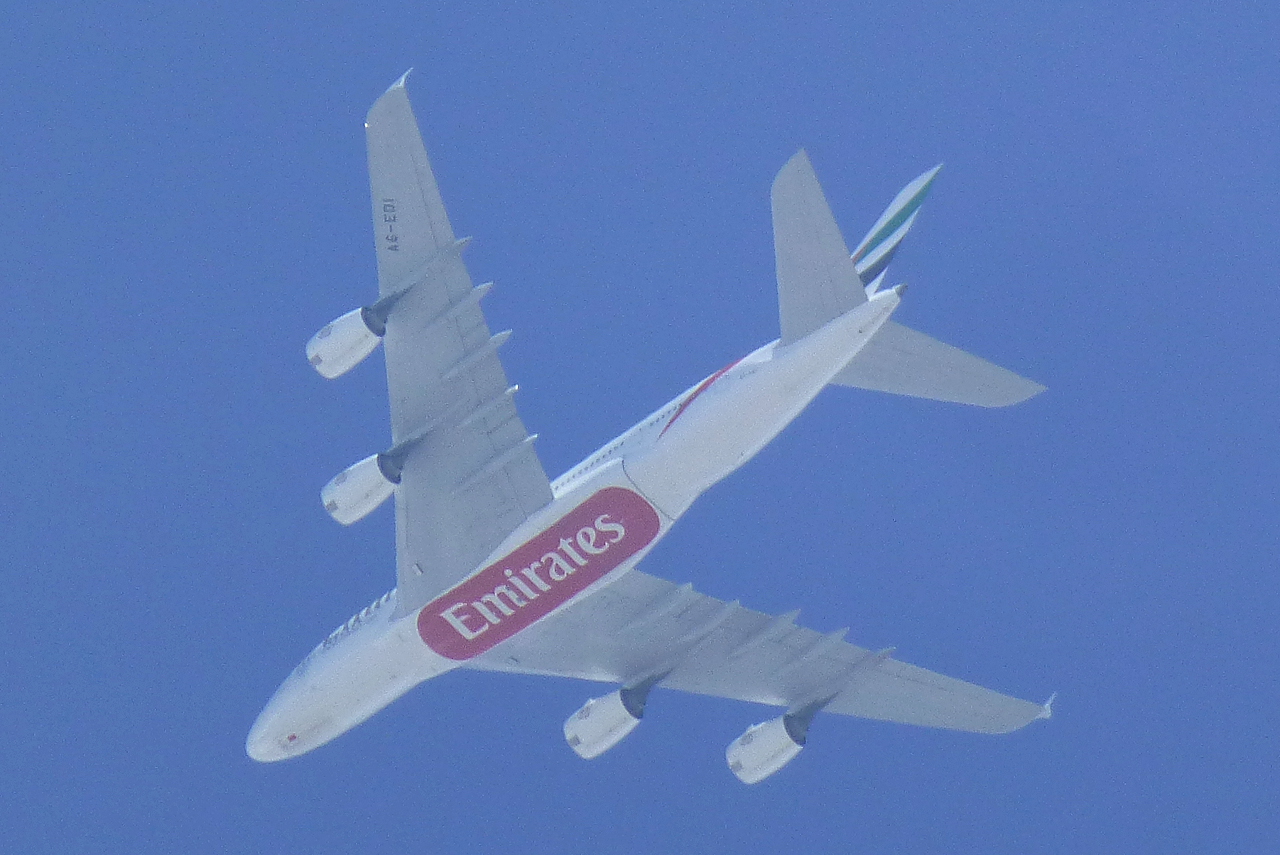 A6-EDI · Airbus A380-861 · (FCO / LIRF)