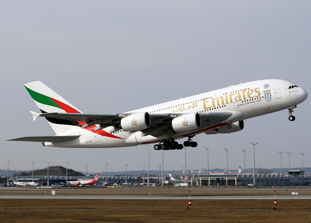 A6-EEB · Airbus A380-861 · (MUC / EDDM)