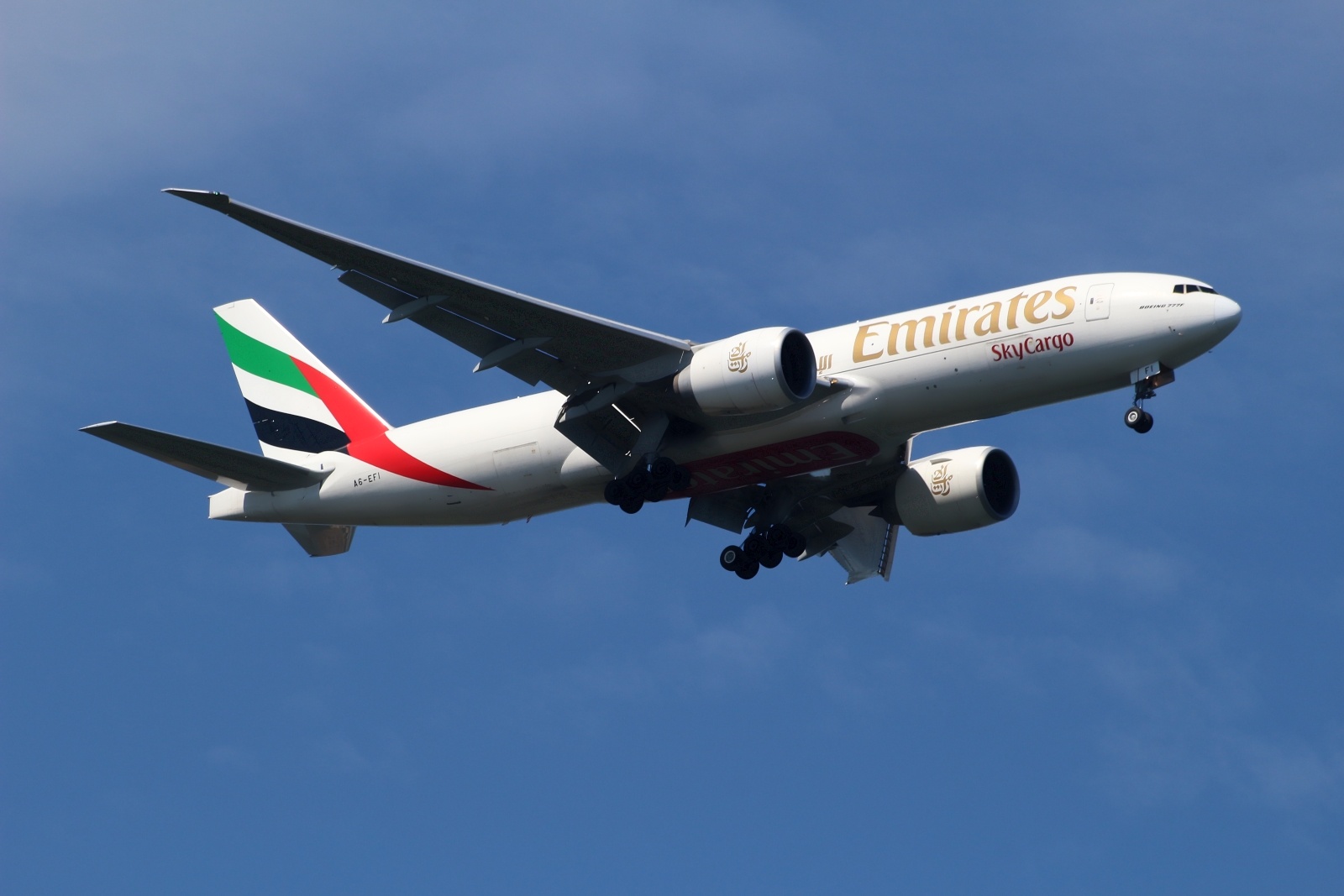 A6-EFI · Boeing 777-F1H · (SYD / YSSY)