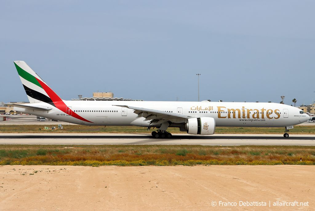 A6-EGQ · Boeing 777-31H/ER · (MLA / LMML)