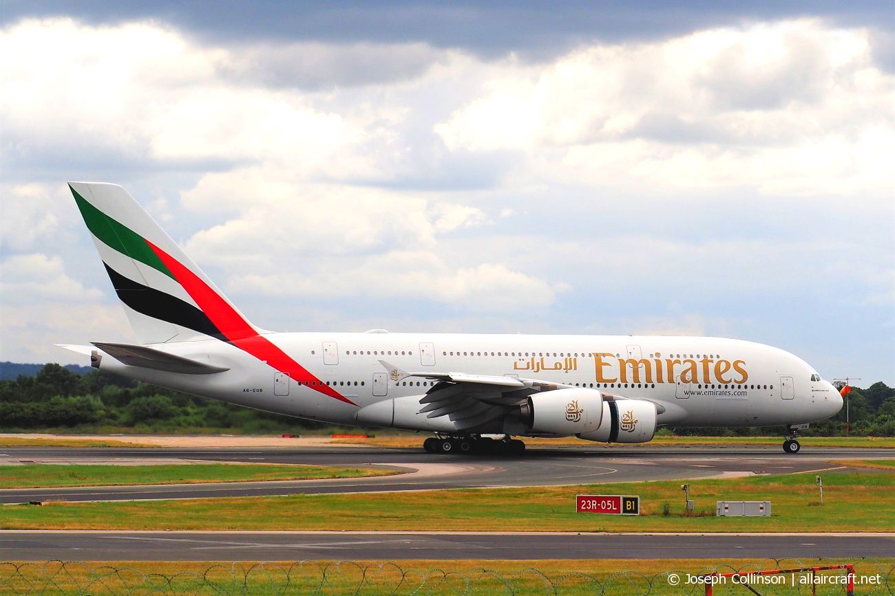 A6-EOB · Airbus A380-861 · (MAN / EGCC)