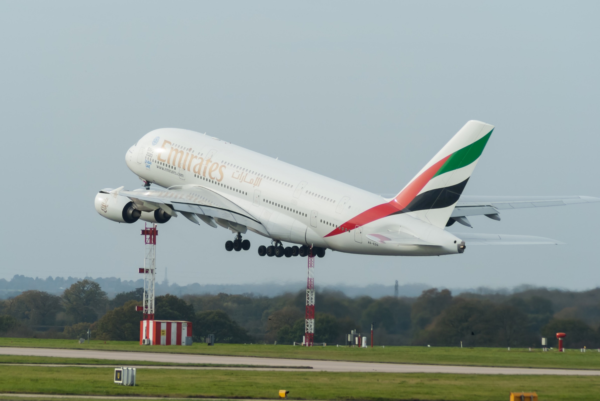 A6-EDQ · Airbus A380-861 · (MAN / EGCC)
