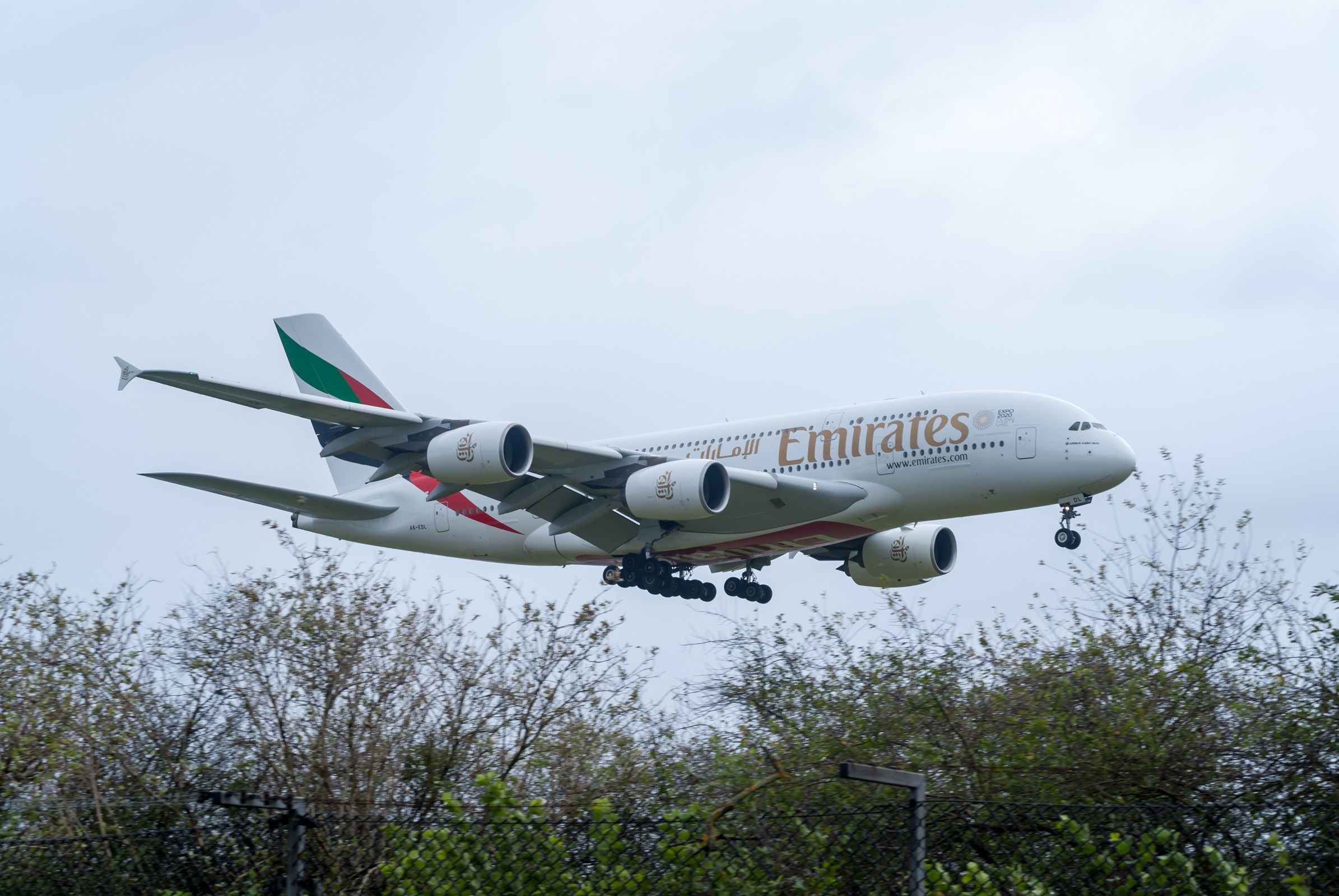 A6-EDL · Airbus A380-861 · (MAN / EGCC)