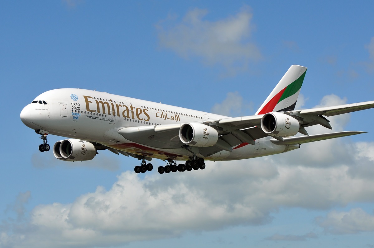 A6-EDI · Airbus A380-861 · (MRU / FIMP)