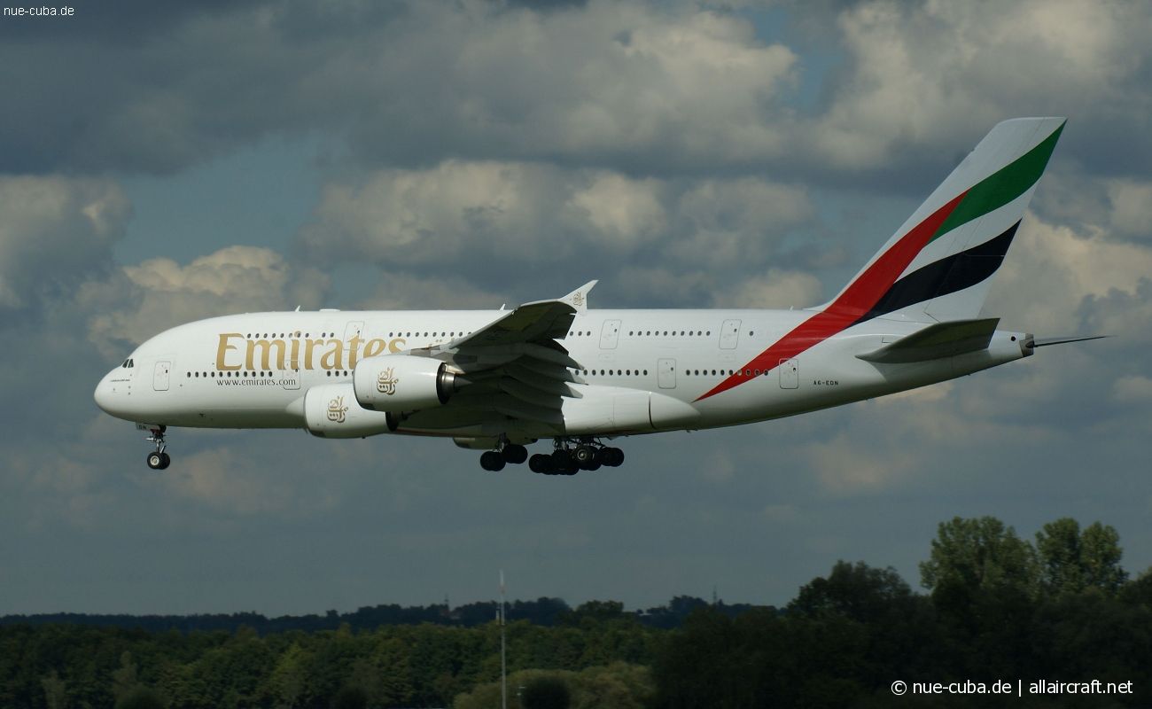 A6-EDN · Airbus A380-861 · (MUC / EDDM)