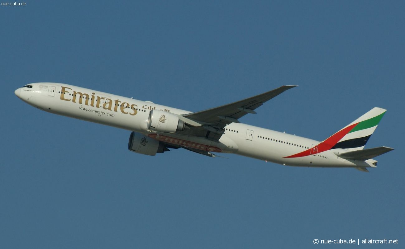 A6-ENX · Boeing 777-31H/ER · (DXB / OMDB)