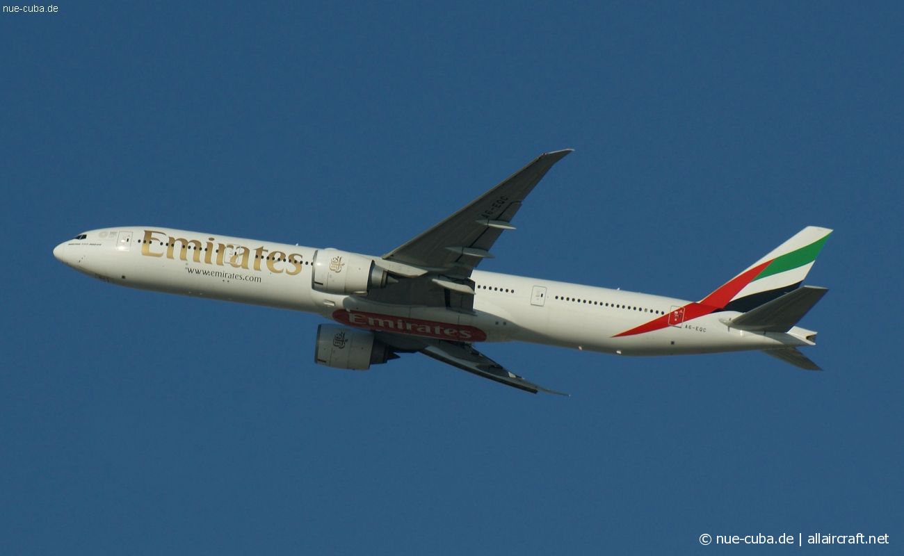 A6-EQC · Boeing 777-31H/ER · (DXB / OMDB)