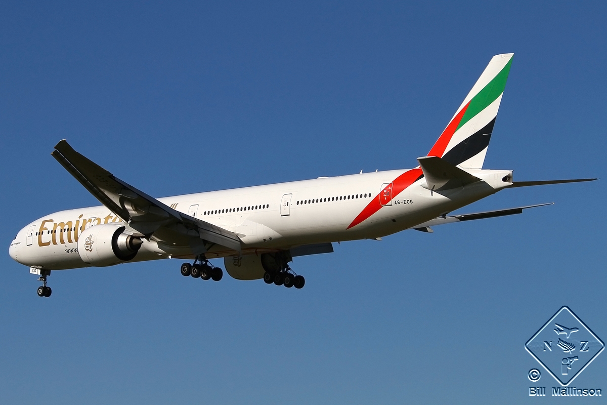 A6-ECG · Boeing 777-31H/ER · (CHC / NZCH)