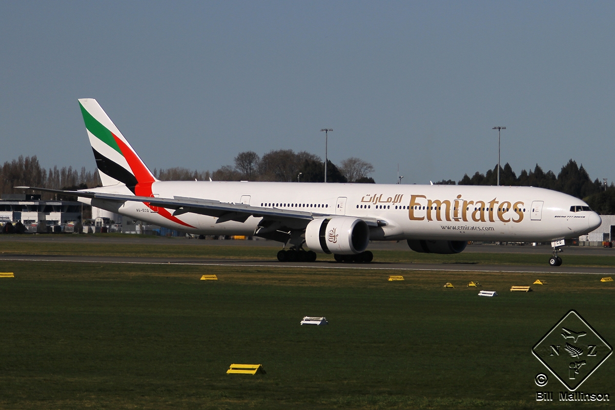 A6-ECQ · Boeing 777-31H/ER · (CHC / NZCH)