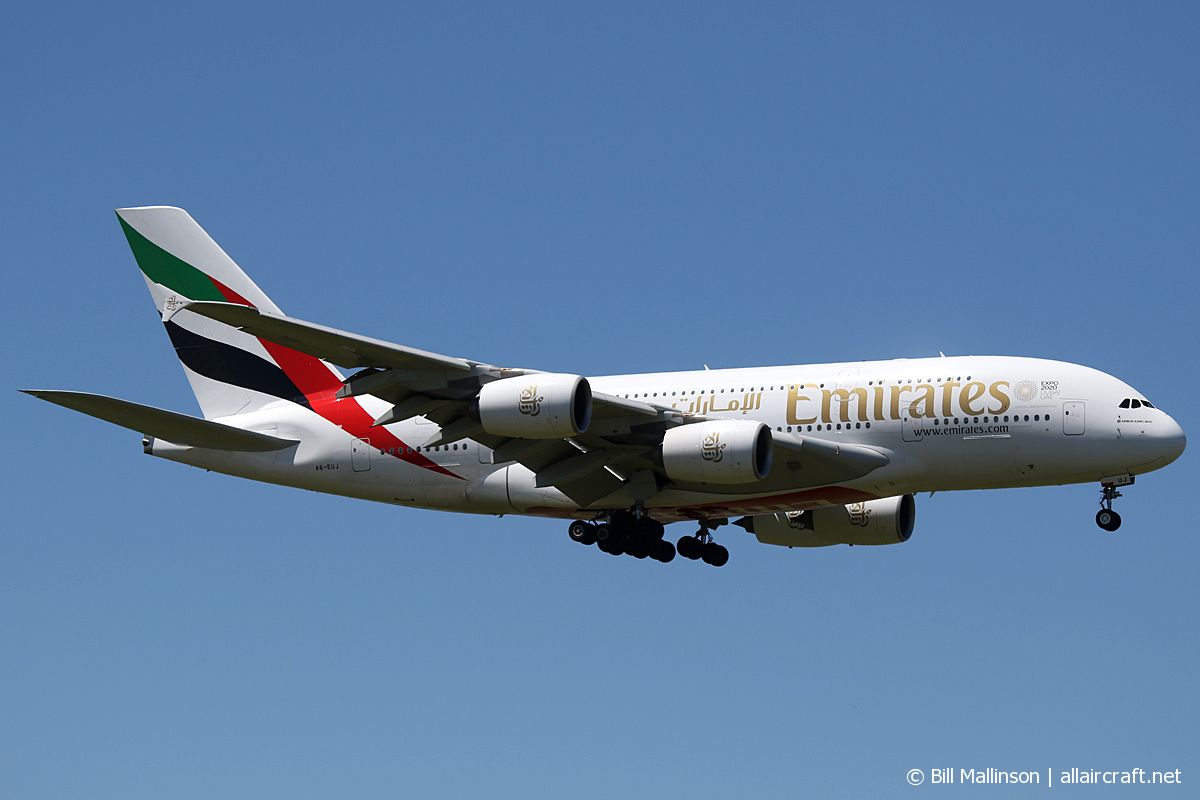 A6-EUJ · Airbus A380-861 · (CHC / NZCH)