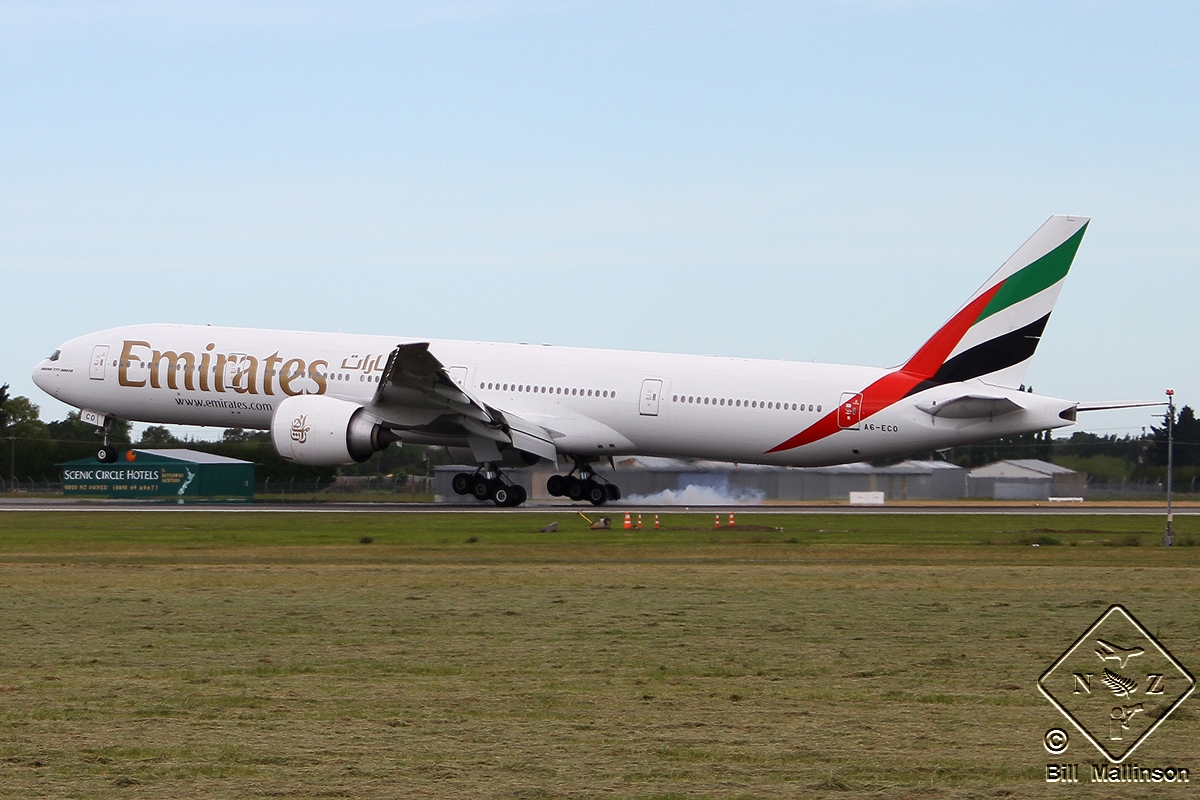 A6-ECO · Boeing 777-36N/ER · (CHC / NZCH)