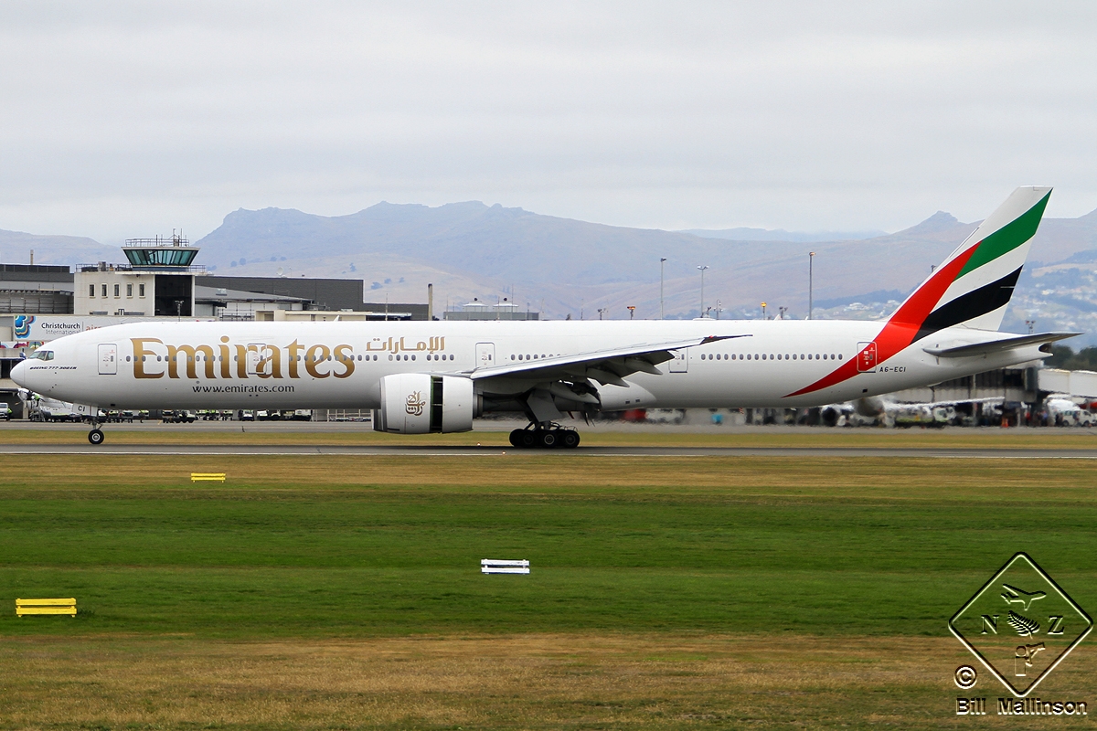 A6-ECI · Boeing 777-31H/ER · (CHC / NZCH)