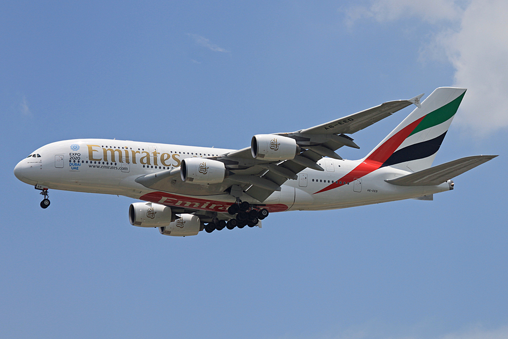 A6-EED · Airbus A380-861 · (BKK / VTBS)