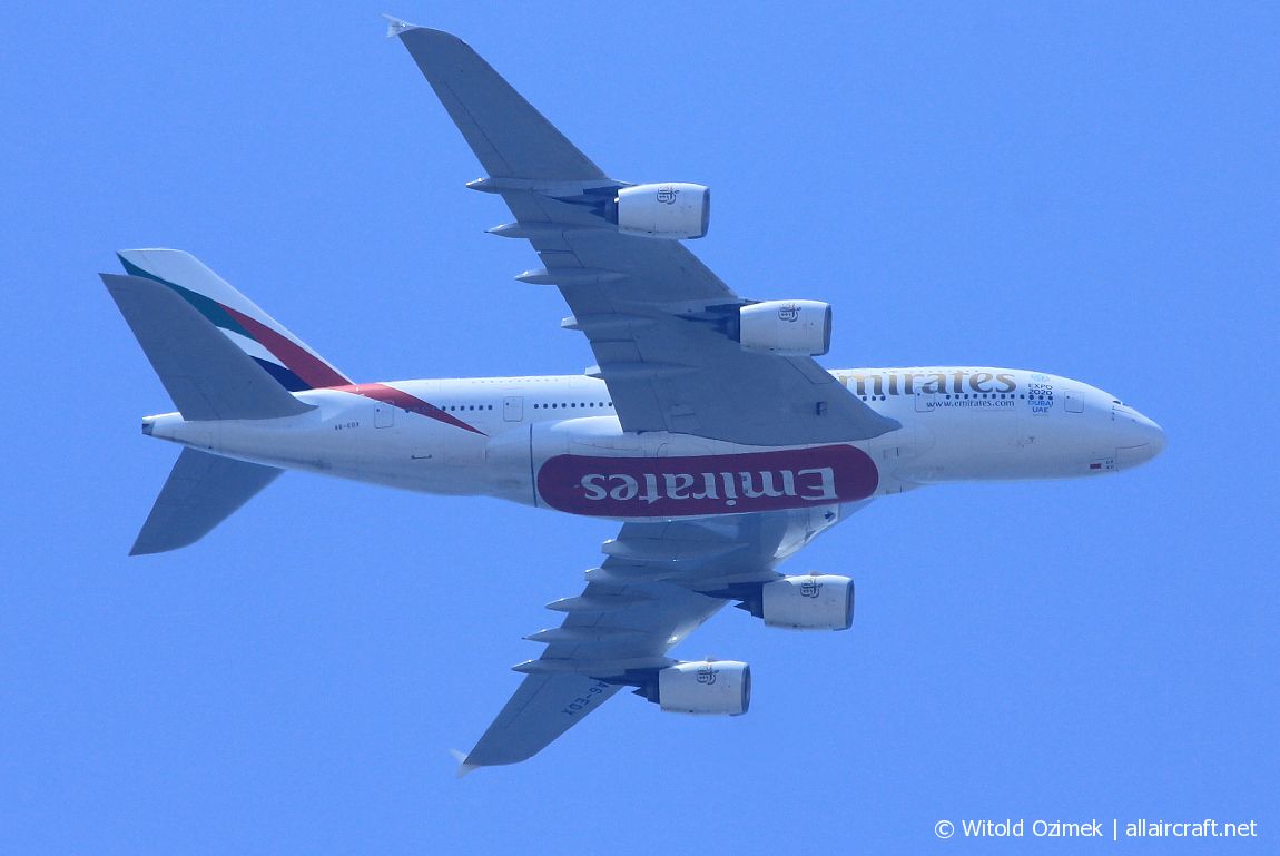 A6-EDX · Airbus A380-861 · (FCO / LIRF)