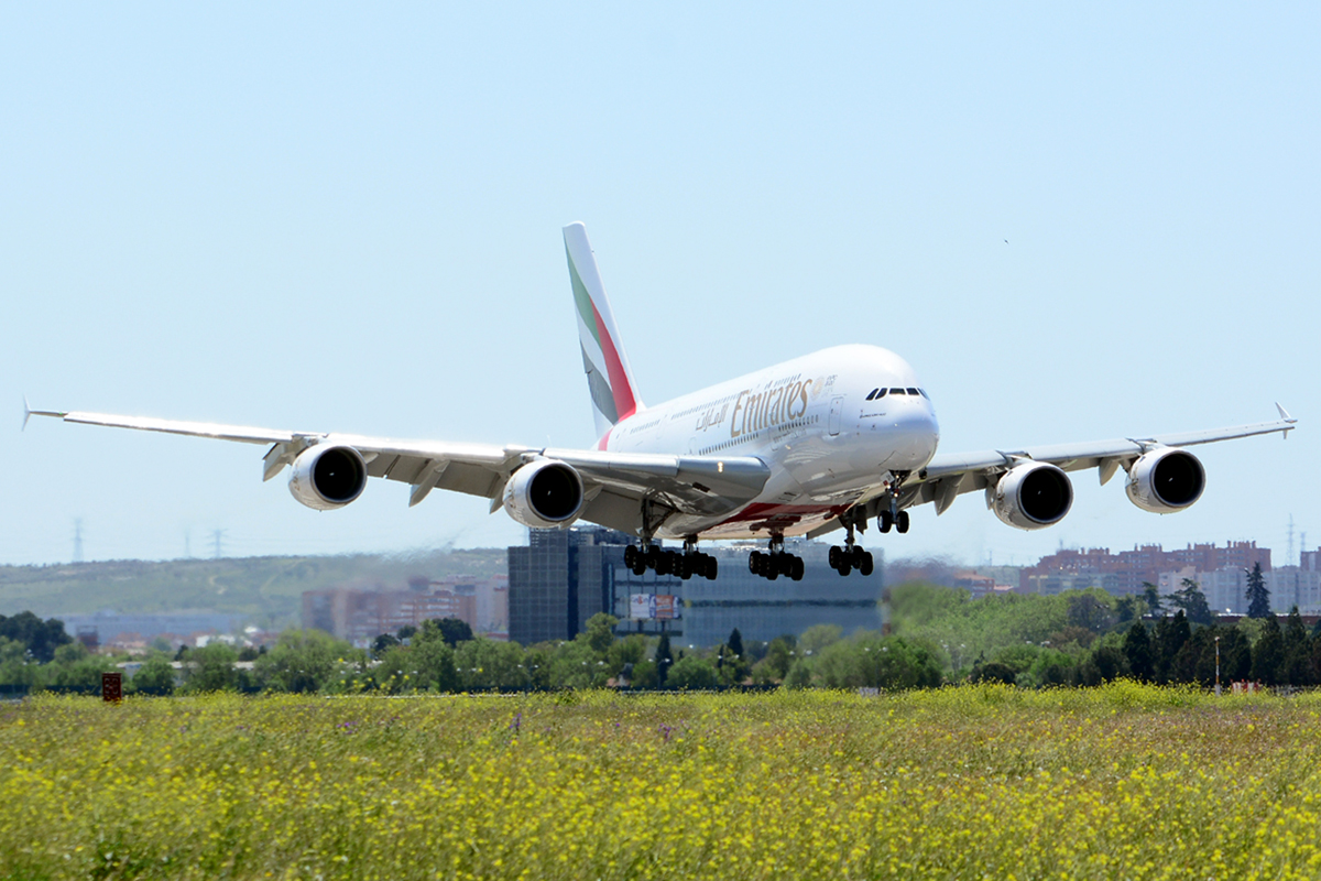A6-EDY · Airbus A380-861 · (MAD / LEMD)