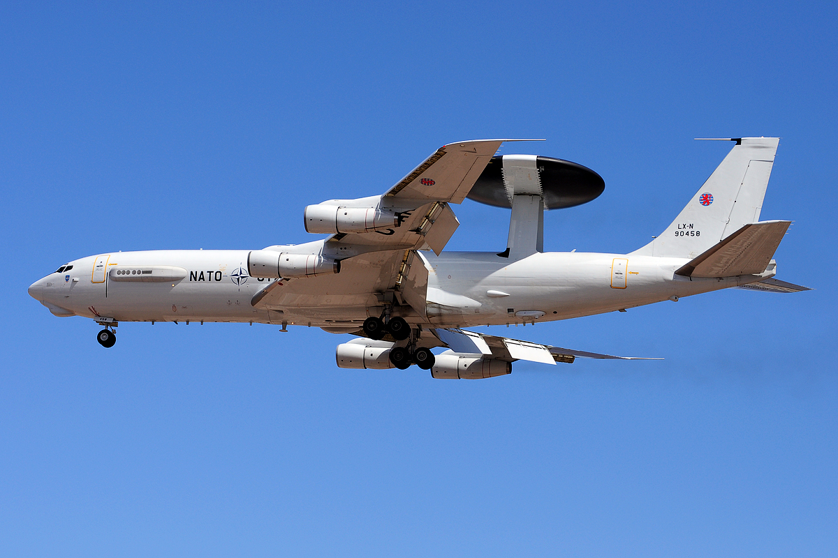 LX-N90458 · Boeing E-3A Sentry · (LPA / GCLP)