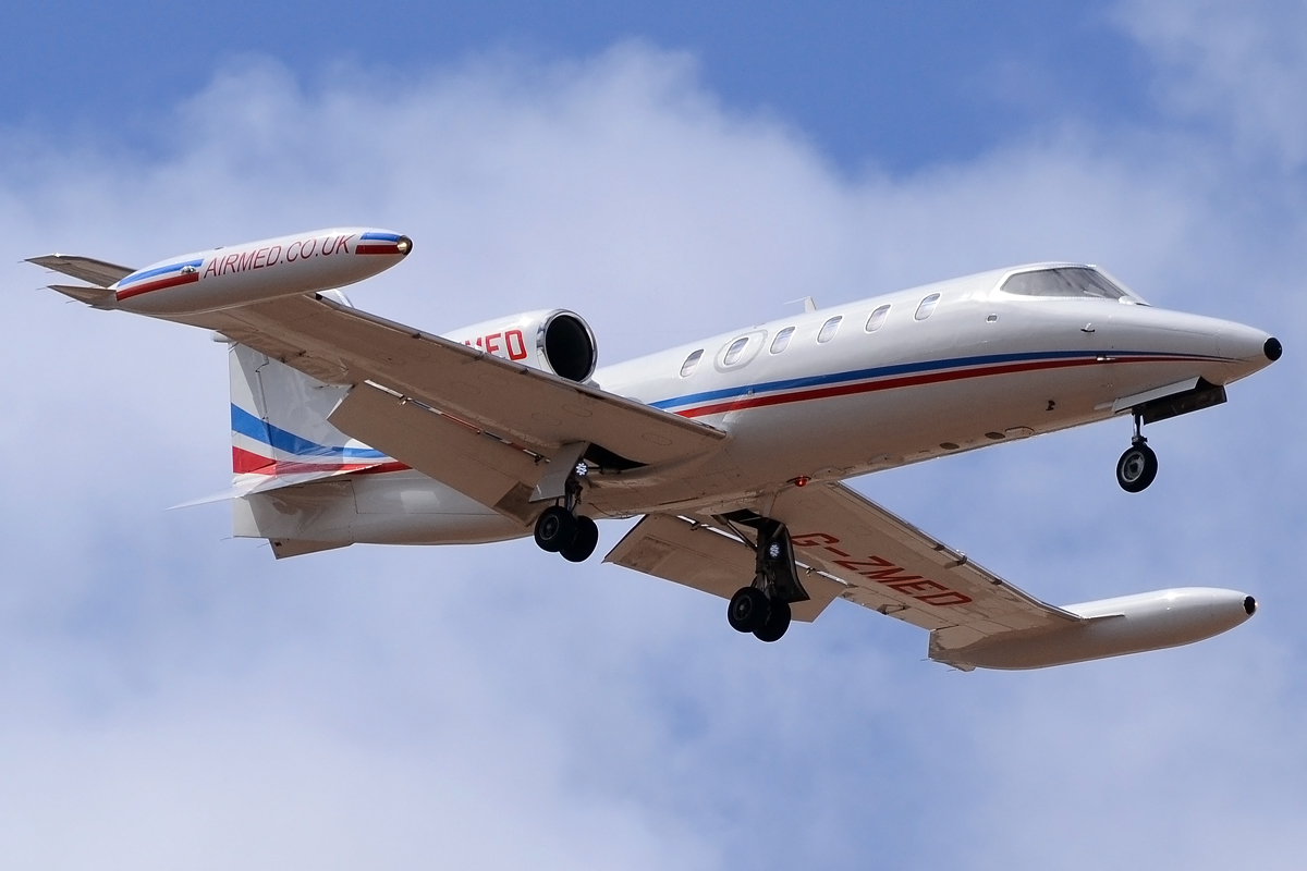 G-ZMED · Bombardier Learjet 35A · (LPA / GCLP)