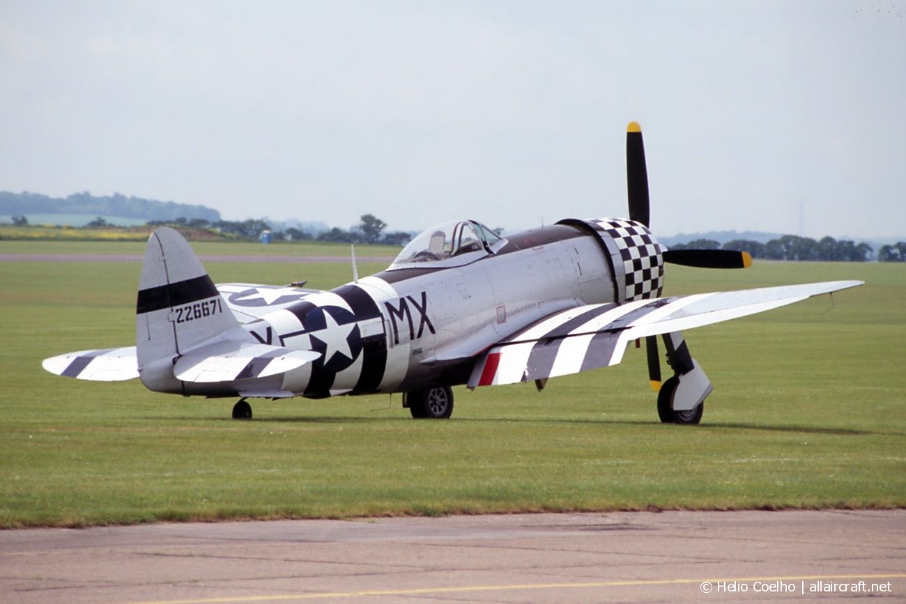 N147PF · Republic P-47D Thunderbolt · (EGSU)
