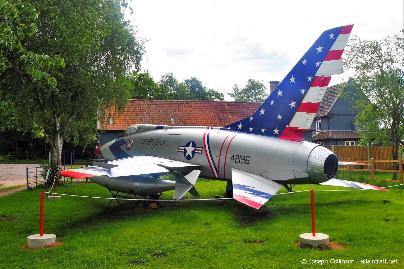 54-2196 · North American F-100D Super Sabre · -