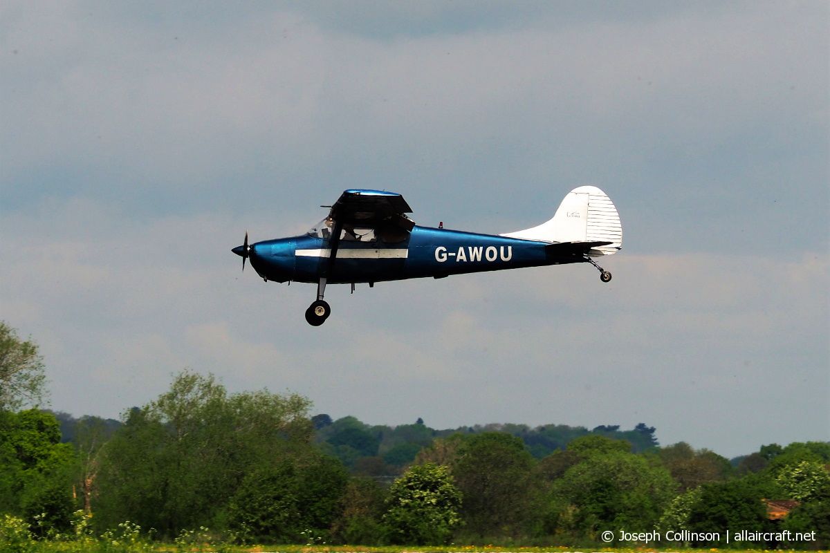 G-AWOU · Cessna 170B · (EGCV)