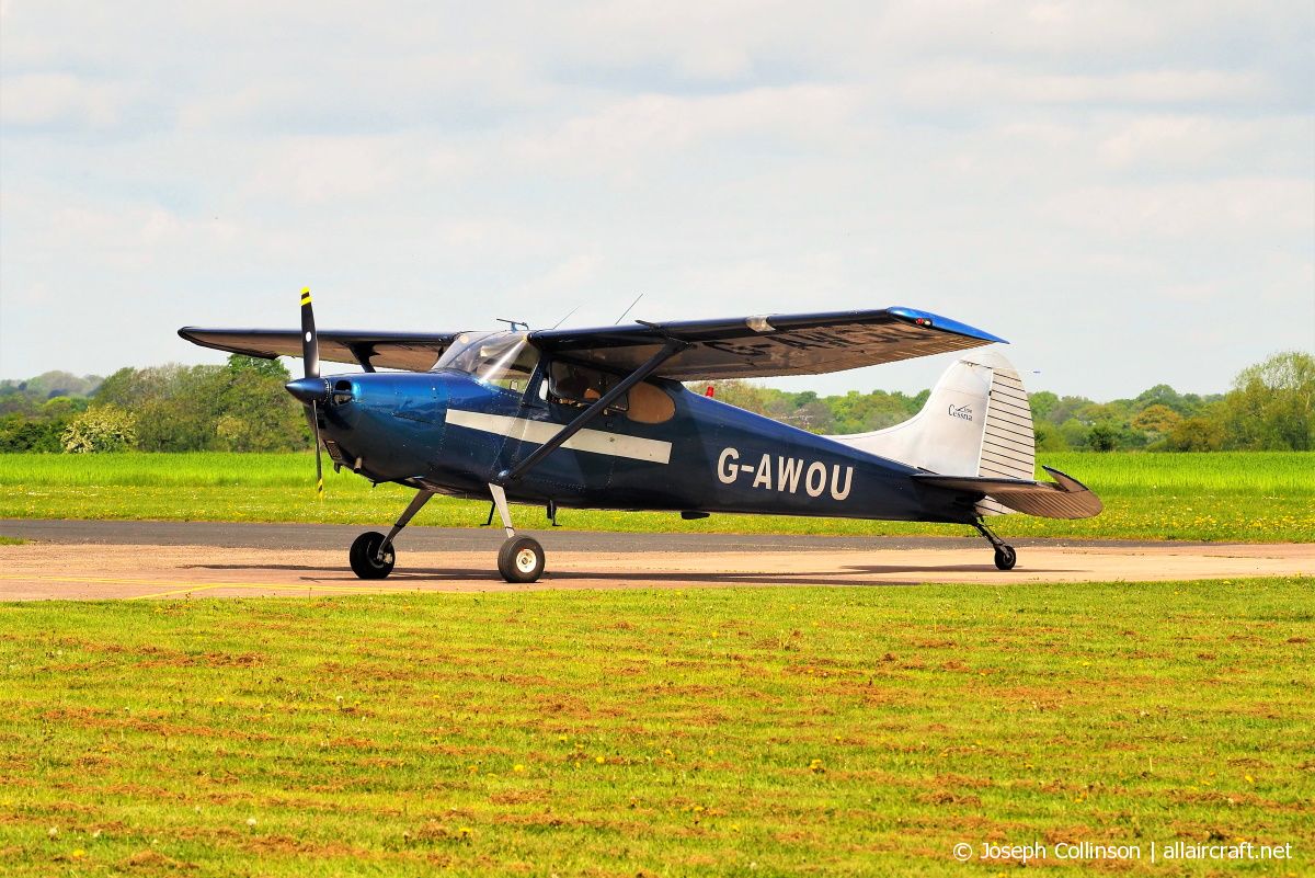 G-AWOU · Cessna 170B · (EGCV)