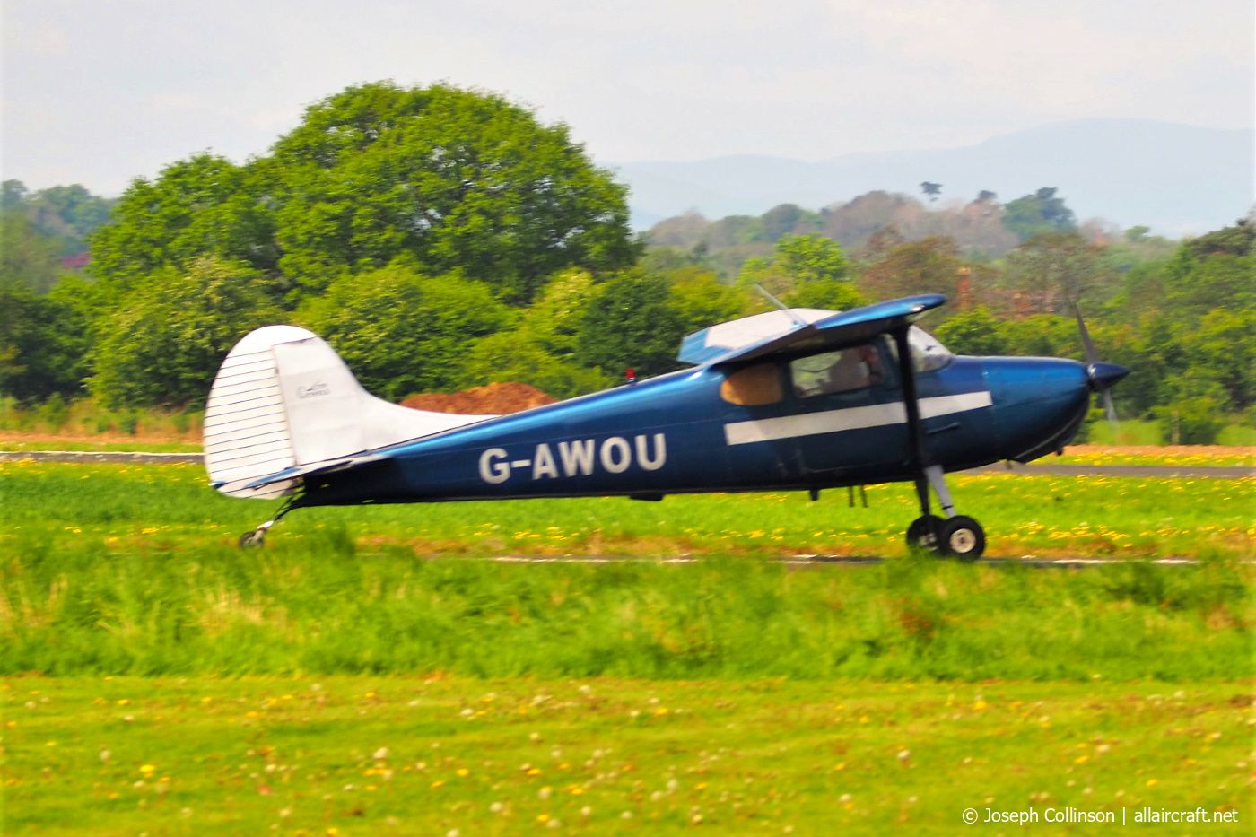 G-AWOU · Cessna 170B · (EGCV)