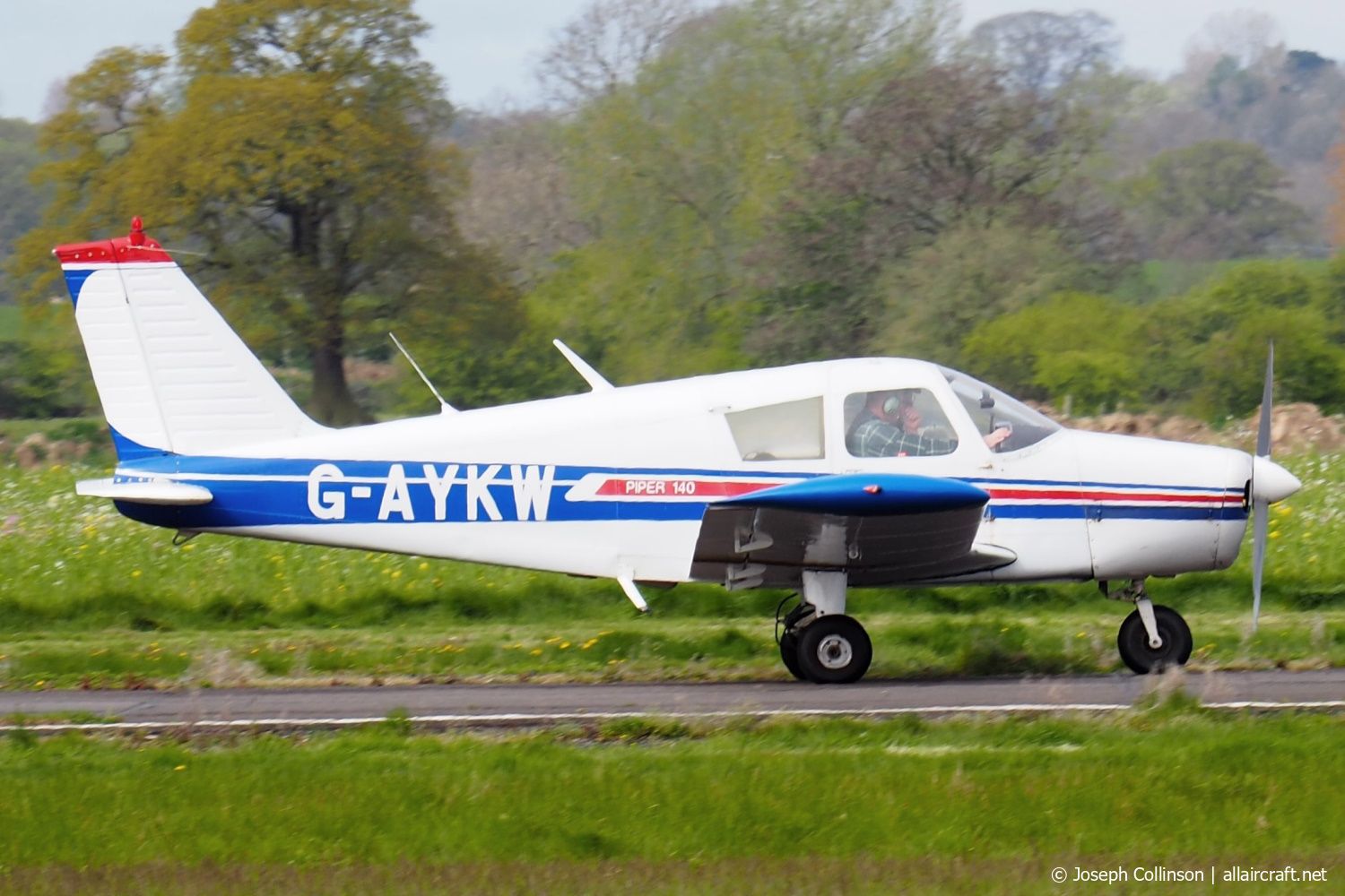 G-AYKW · Piper PA-28-140 Cherokee · (EGCV)
