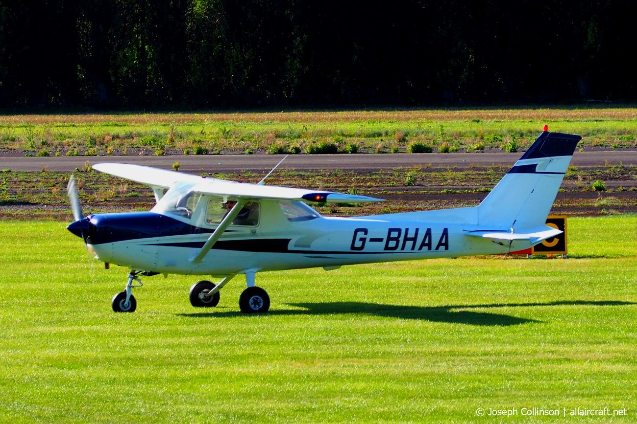 G-BHAA · Cessna 152 · (EGBS)