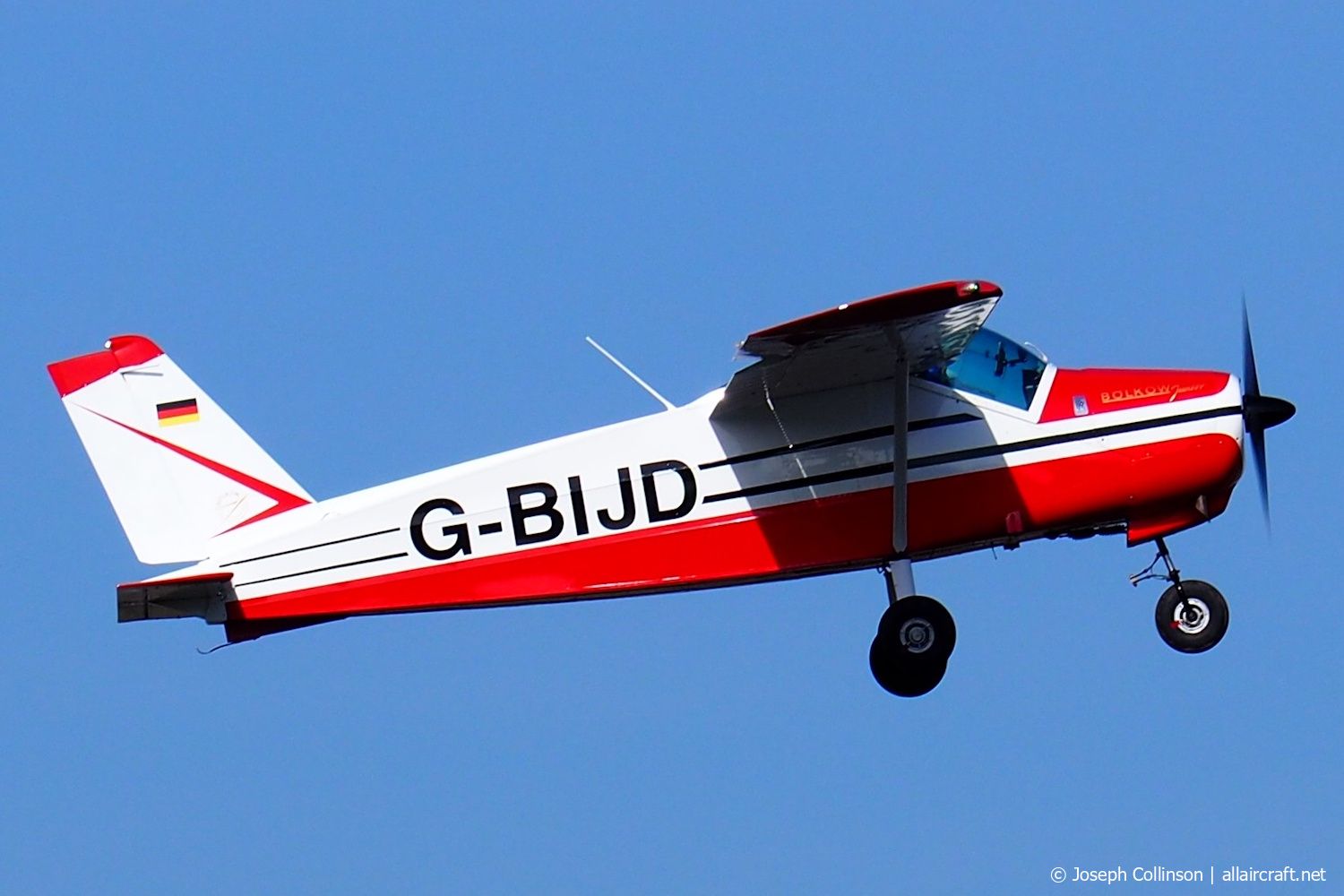 G-BIJD · Bolkow Bo.208C Junior · (EGCV)