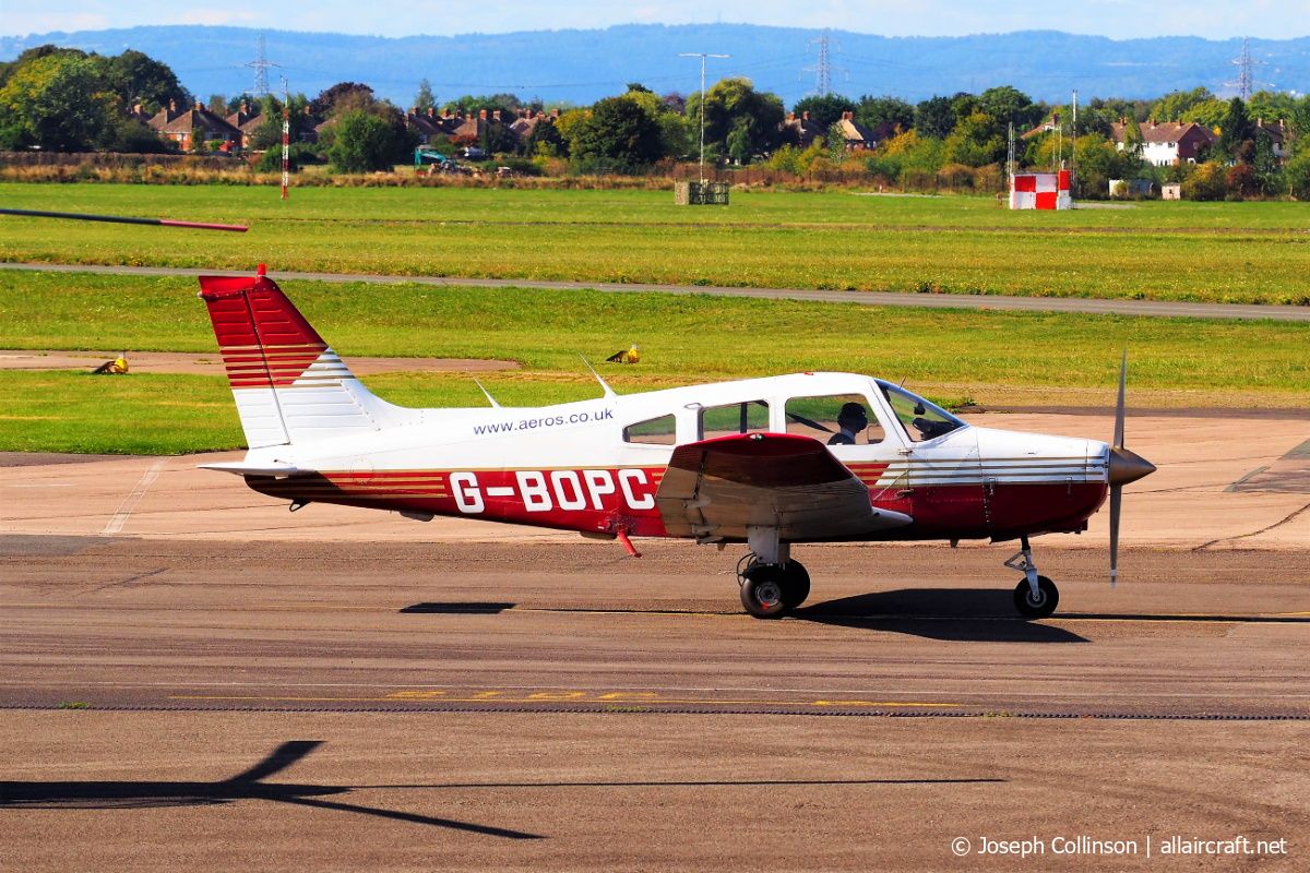 G-BOPC · Piper PA-28-161 Cherokee Warrior II · (GLO / EGBJ)