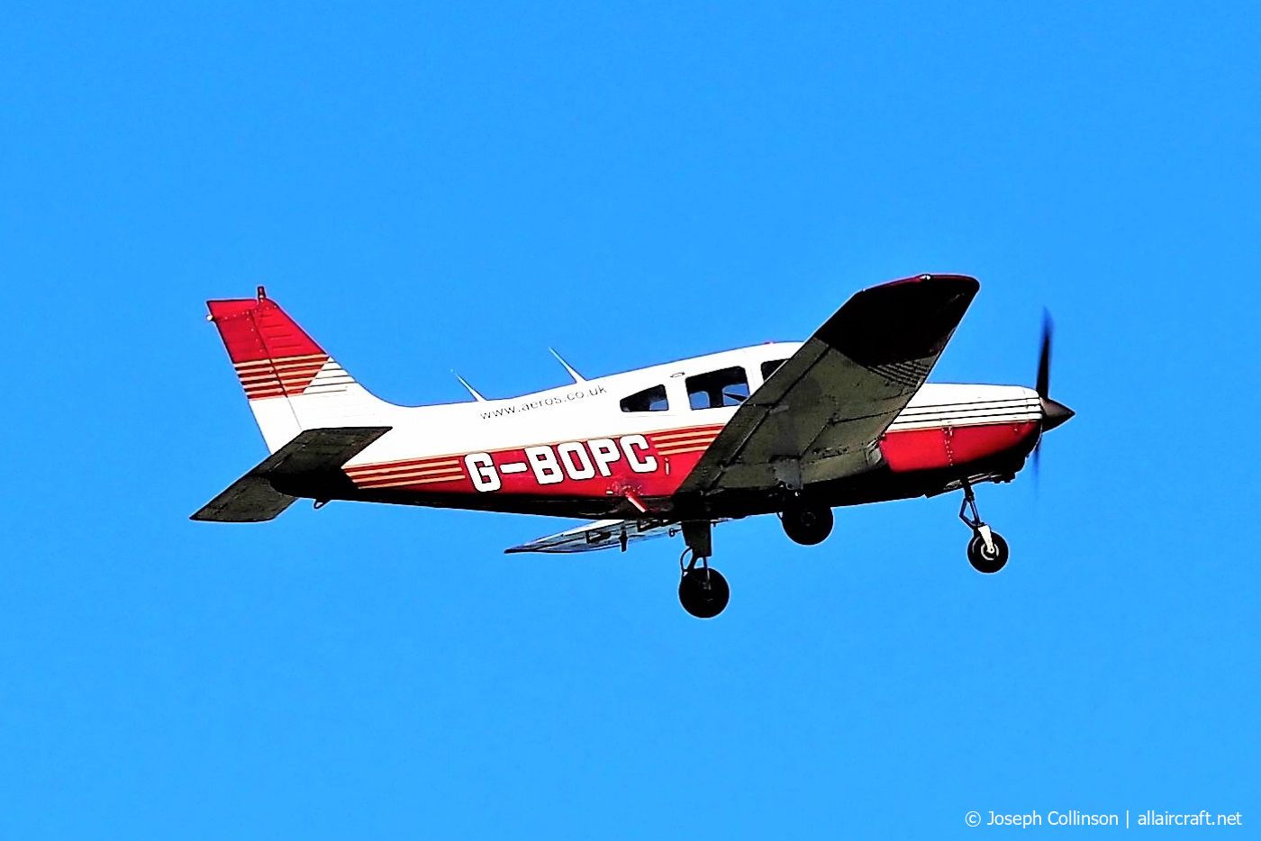 G-BOPC · Piper PA-28-161 Cherokee Warrior II · (GLO / EGBJ)